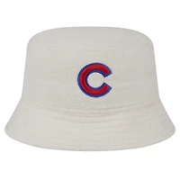 Women's New Era White Chicago Cubs Chrome Cozy Bucket Hat