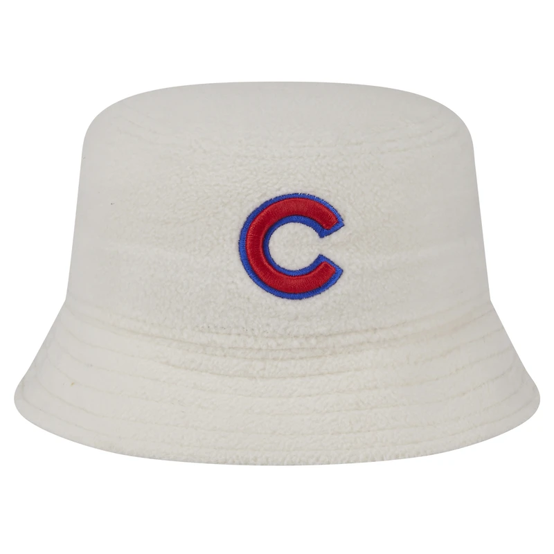 Chapeau seau confortable Chrome Chicago Cubs New Era blanc pour femme
