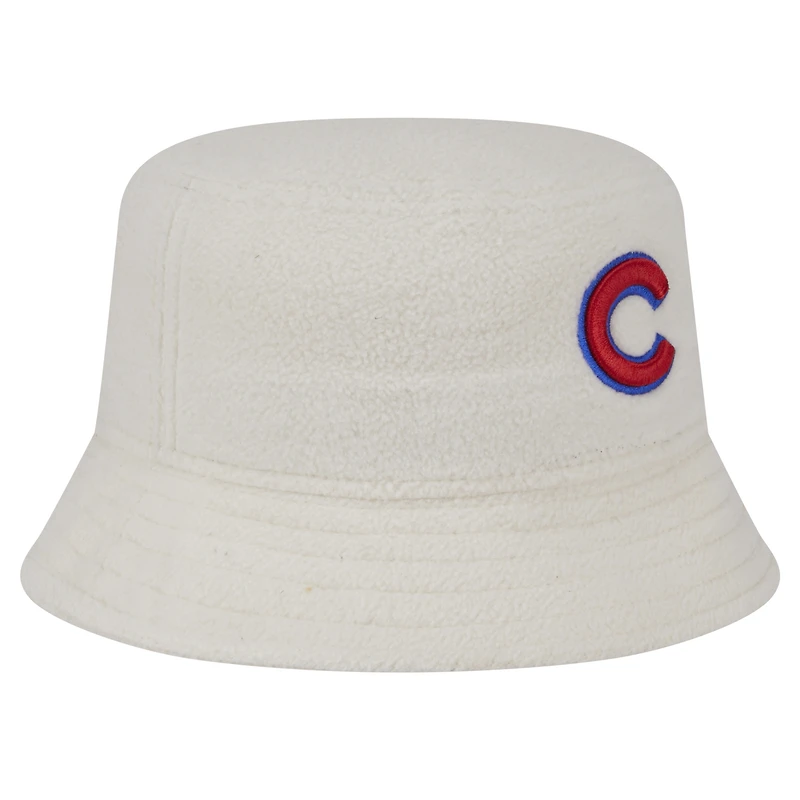 Chapeau seau confortable Chrome Chicago Cubs New Era blanc pour femme