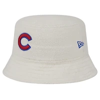Chapeau seau confortable Chrome Chicago Cubs New Era blanc pour femme