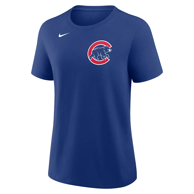 Women's Nike Alex Bregman Royal Chicago Cubs Name & Number T-Shirt