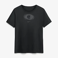 Women's Nike Black Chicago Cubs on Cotton T-Shirt