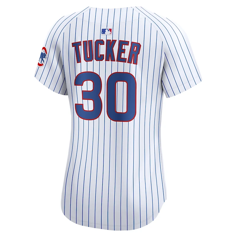 Maillot de joueur à domicile Nike Kyle Tucker blanc Chicago Cubs pour femme