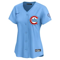Maillot Nike bleu clair Chicago Cubs Alternate Limited pour femme