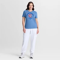 T-shirt alternatif Nike bleu clair pour femmes des Cubs de Chicago