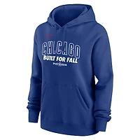 Women's Nike  Royal Chicago Cubs 2025 MLB Postseason Authentic Collection Therma Hoodie