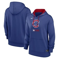 Sweat à capuche Nike Royal Chicago Cubs Authentic Collection Therma pour femme