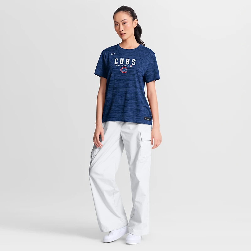 Women's Nike Royal Chicago Cubs Authentic Collection Velocity Dri-FIT T-Shirt