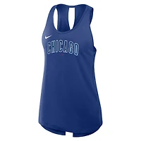 Débardeur Nike Royal Chicago Cubs Crisscross Dri-FIT pour femme