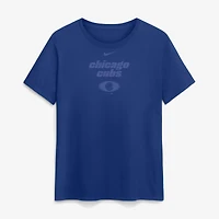 Women's Nike  Royal Chicago Cubs Globe Logo T-Shirt