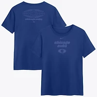 Women's Nike  Royal Chicago Cubs Globe Logo T-Shirt
