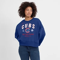 Sweat-shirt oversize à manches longues Nike Royal Chicago Cubs pour femme