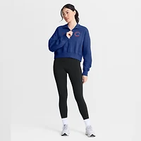 Sweat-shirt à demi-zip en polaire Nike Royal Chicago Cubs Primetime Phoenix pour femme