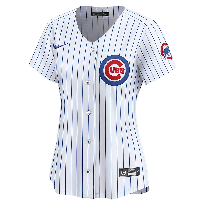 Maillot Nike Chicago Cubs Domicile Limité Blanc pour Femme