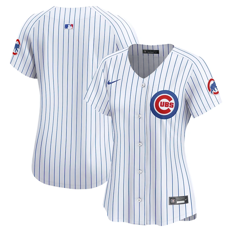 Maillot Nike Chicago Cubs Domicile Limité Blanc pour Femme