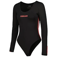 Body à manches longues Classic Lux Chicago Cubs Pro Standard pour femme, noir