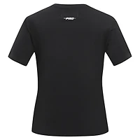 T-shirt ajusté à strass Pro Standard pour femme, noir, Chicago Cubs