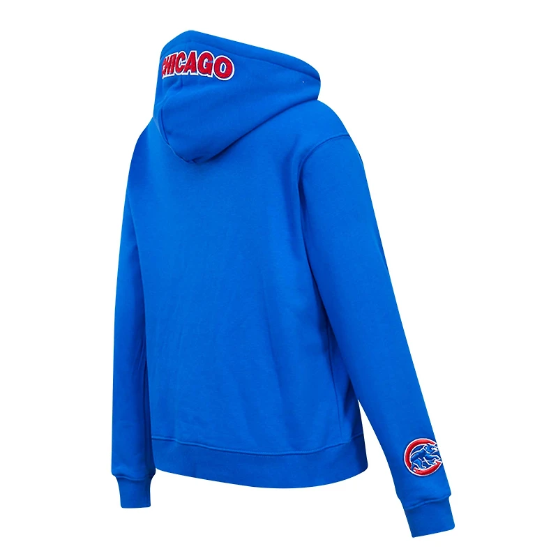 Sweat à capuche en molleton classique Pro Standard Chicago Cubs pour femme