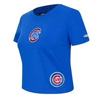 T-shirt court Baby Doll Game Day Classics Royal Chicago Cubs pour femme Pro Standard
