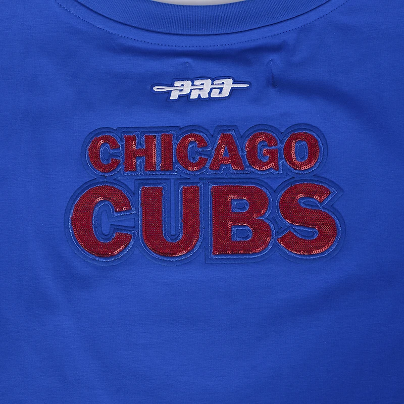 T-shirt court Baby Doll Game Day Classics Royal Chicago Cubs pour femme Pro Standard