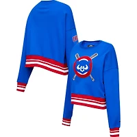 Sweat-shirt Pro Standard Royal Chicago Cubs Mash Up pour femme