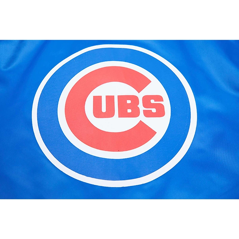 Veste universitaire Pro Standard Royal Chicago Cubs en satin à boutons-pression pour femme
