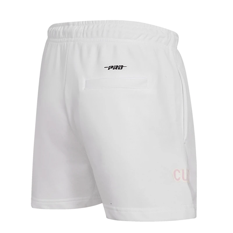 Short néon délavé Chicago Cubs Pro Standard pour femme, blanc
