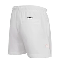 Short néon délavé Chicago Cubs Pro Standard pour femme, blanc