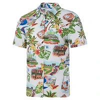 Chemise boutonnée Reyn Spooner blanche pour femmes des Chicago Cubs Scenic