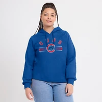 Sweat à capuche raglan Perfect Play pour femme des Royal Chicago Cubs