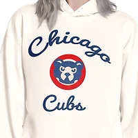 Sweat à capuche crème Starter pour femmes, modèle Baseline des Chicago Cubs