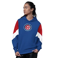 Women's Starter  Royal Chicago Cubs Scrimmage Pullover Hoodie