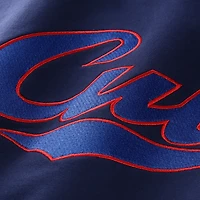 Sweat à capuche Terez pour femme, bleu marine, motif baseball Chicago Cubs.