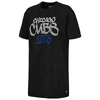Women's The Wild Collective Black Chicago Cubs T-Shirt Dress