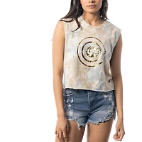 Débardeur blanc délavé Chicago Cubs pour femme de la marque The Wild Collective