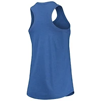 Women's Touch Royal Chicago Cubs Americana Tri-Blend Racerback Tank Top