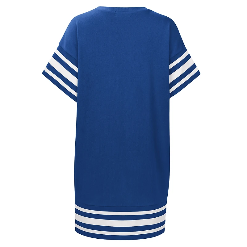 Women's Touch  Royal Chicago Cubs Cascade T-Shirt Dress