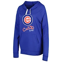 Chandail à capuchon raglan d'avant-match Touch Royal Chicago Cubs pour femme