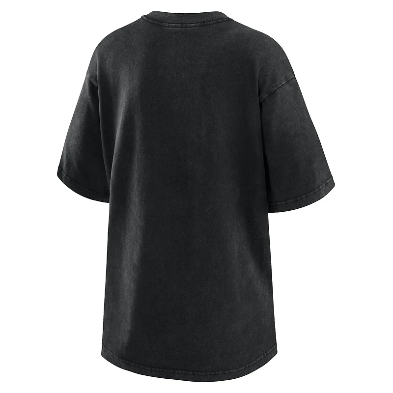 T-shirt boyfriend oversize noir Chicago Cubs de la marque Women's WEAR by Erin Andrews