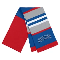Ensemble WEAR by Erin Andrews pour femmes, gants et écharpe à rayures des Chicago Cubs
