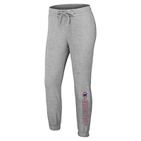 Women's WEAR by Erin Andrews Gray Chicago Cubs  Knitted Lounge Set