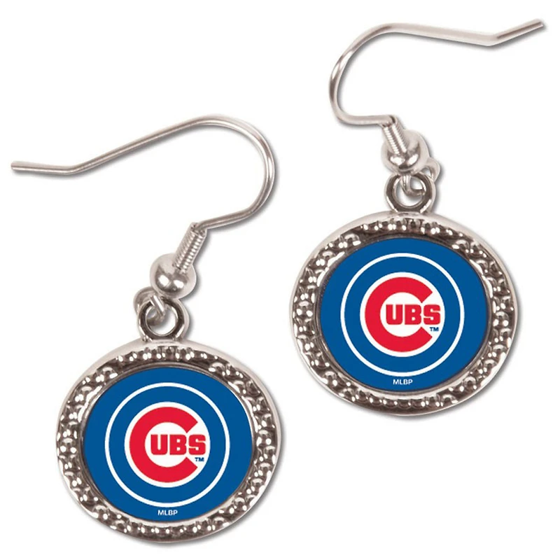 Boucles d'oreilles pendantes rondes WinCraft Chicago Cubs pour femme