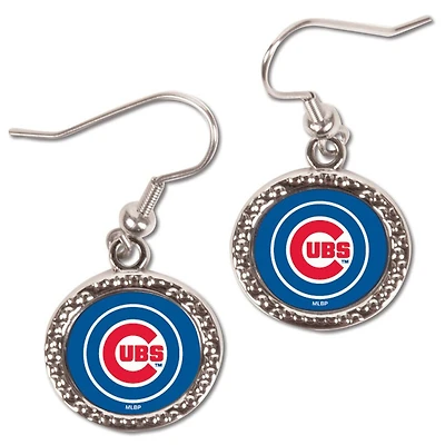Boucles d'oreilles pendantes rondes WinCraft Chicago Cubs pour femme