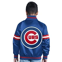 Veste universitaire à boutons-pression pour jeunes de la Royal Chicago Cubs Scrimmage