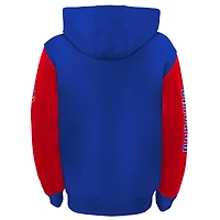 Youth Fanatics Royal/Red Chicago Cubs Postcard Full-Zip Hoodie Jacket