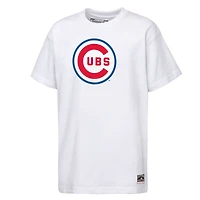 Youth Mitchell & Ness  White Chicago Cubs Cooperstown Concession T-Shirt