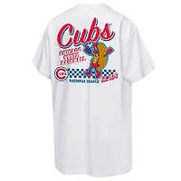 Youth Mitchell & Ness  White Chicago Cubs Cooperstown Concession T-Shirt