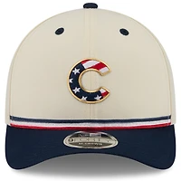 Youth New Era Cream/Navy Chicago Cubs USA 250 9FORTY M-Crown Adjustable Hat