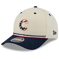Youth New Era Cream/Navy Chicago Cubs USA 250 9FORTY M-Crown Adjustable Hat