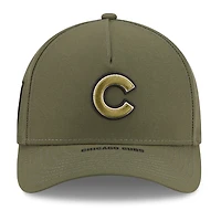 Youth New Era Olive Chicago Cubs 2026 Armed Forces Day 9FORTY M-Crown Adjustable Hat